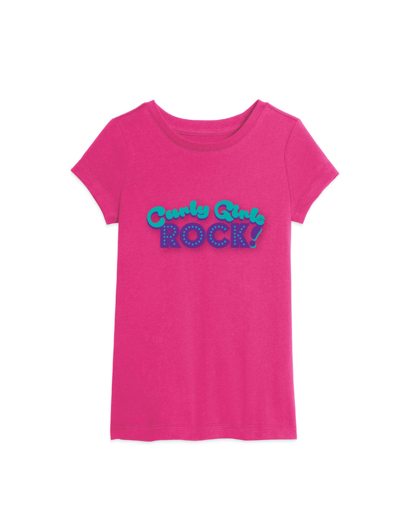 Curly Girls Rock - Hot Pink