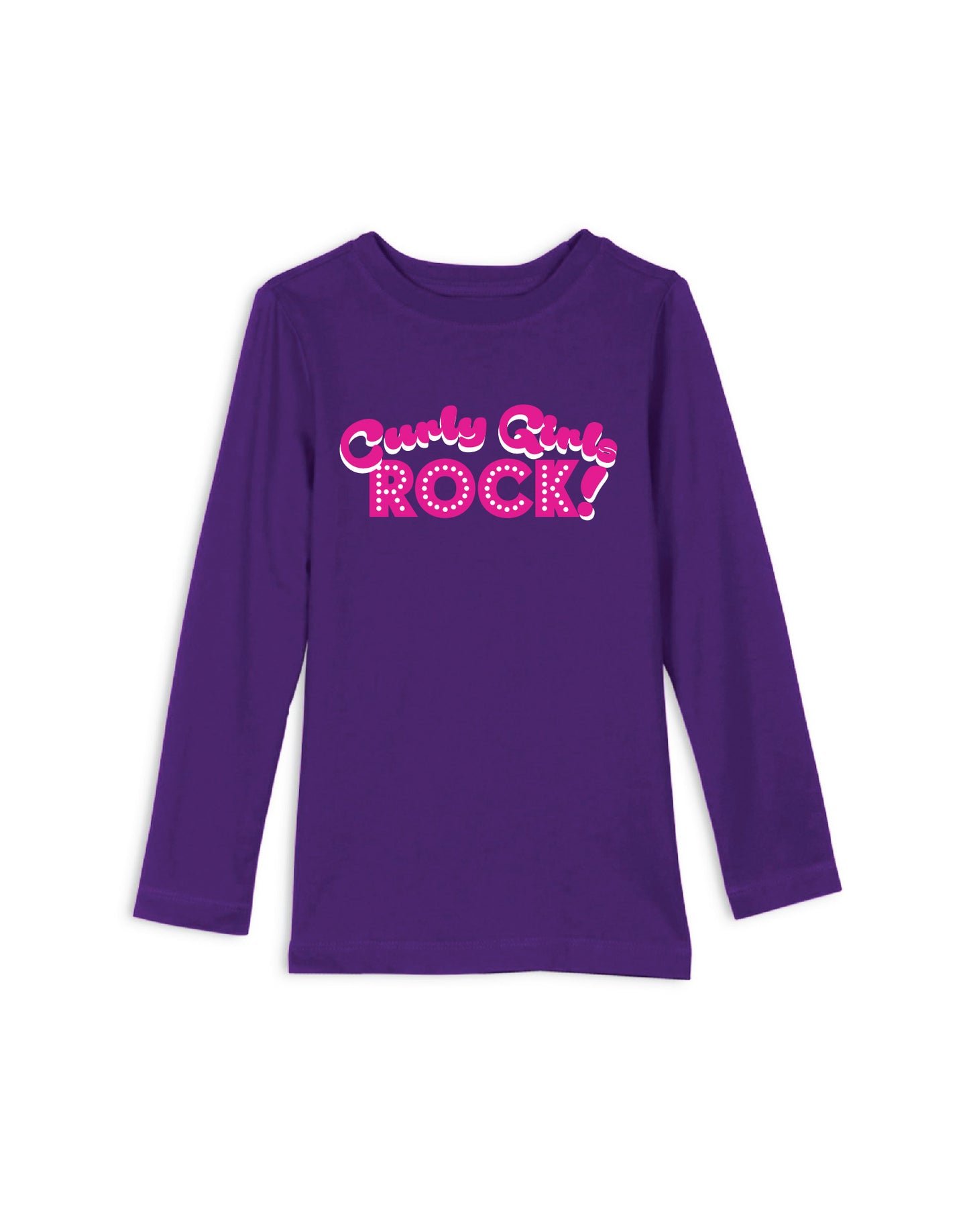 Curly Girls Rock - Purple