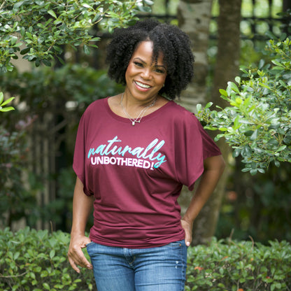 Naturally Unbothered - Maroon